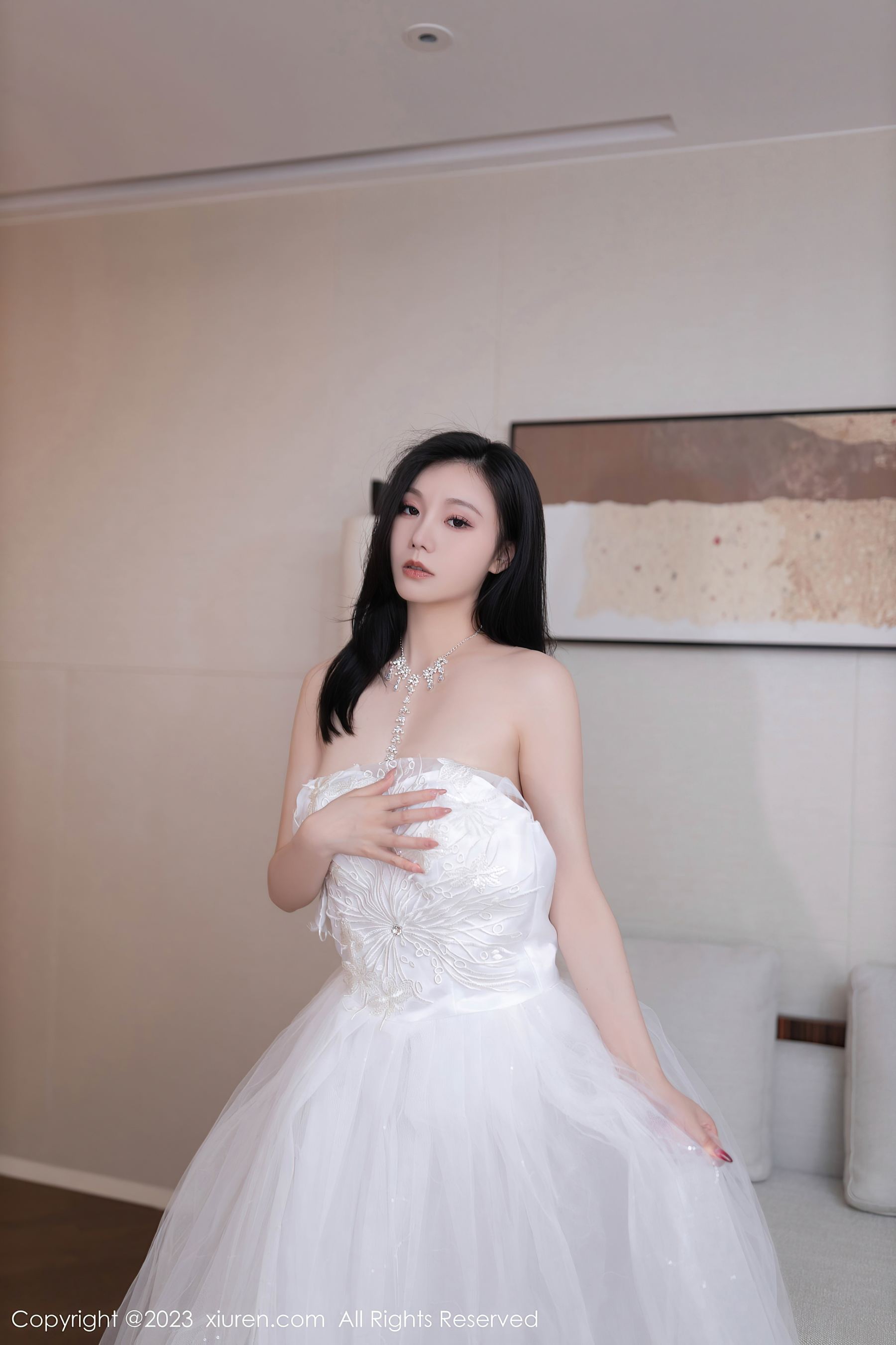 [XiuRen秀人网] No.7201 安然anran 婚纱美腿